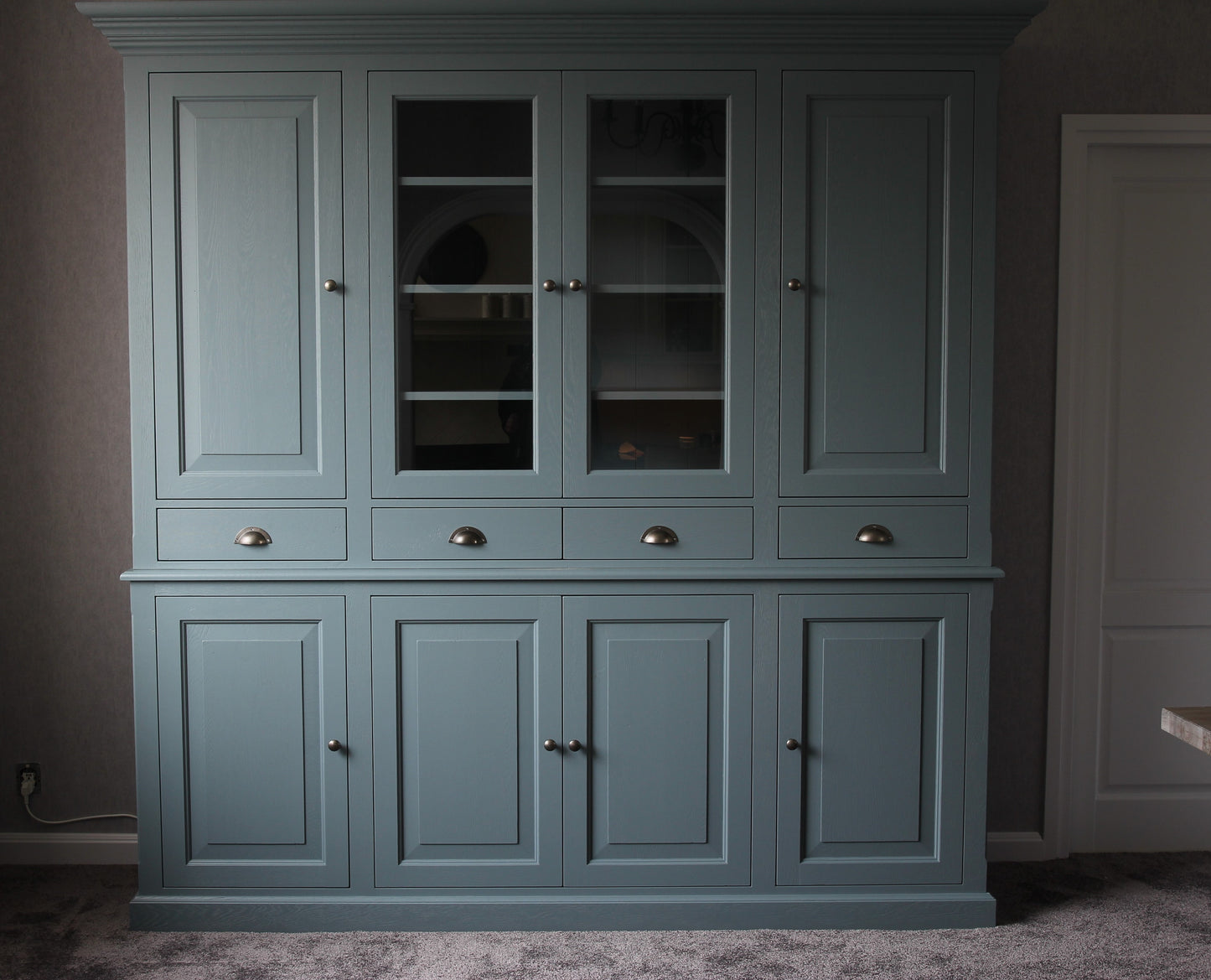 buffetkast landelijk blauw