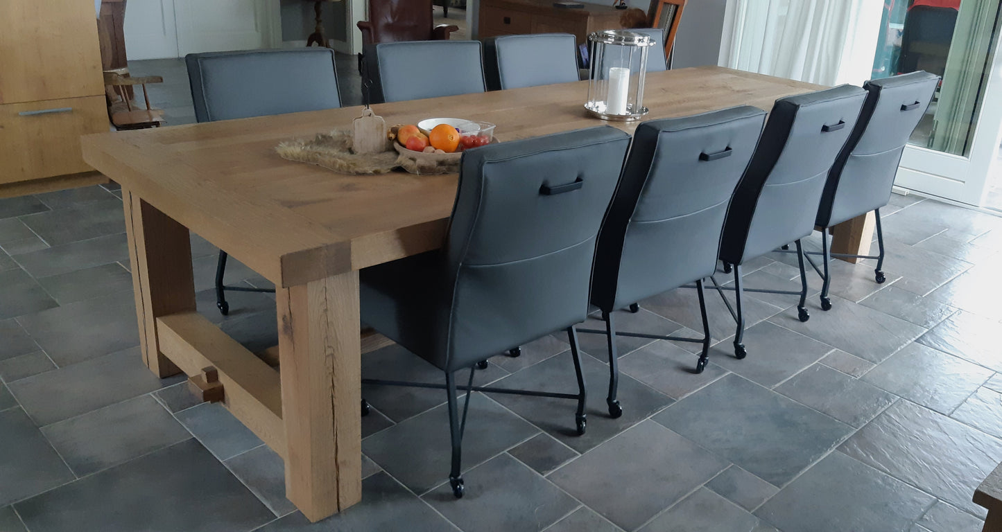 kloostertafel eiken 3 meter